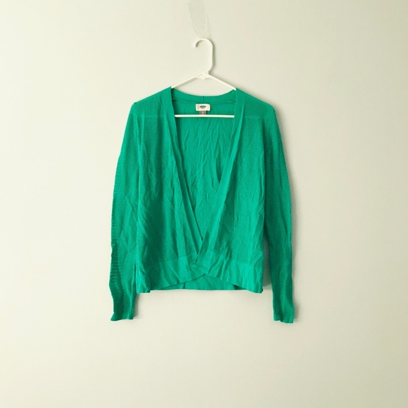 NWT Old Navy Green Short Cardigan - Picture 2 of 8